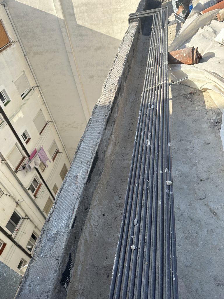 Saneamiento y bajantes de edificio